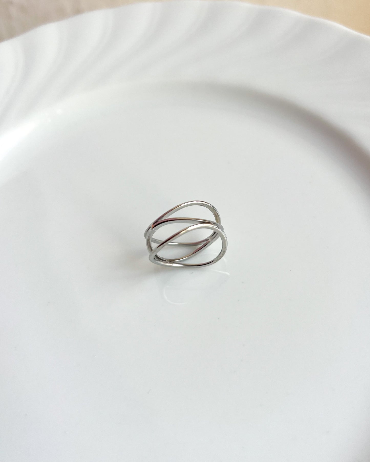 Thin Multi-Band Wire Ring Waterproof
