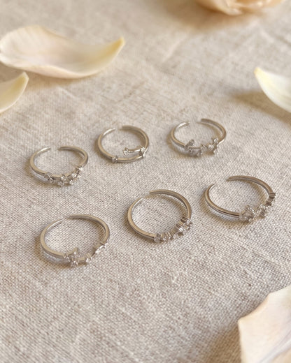 Zodiac Constellation Ring 925 Silver
