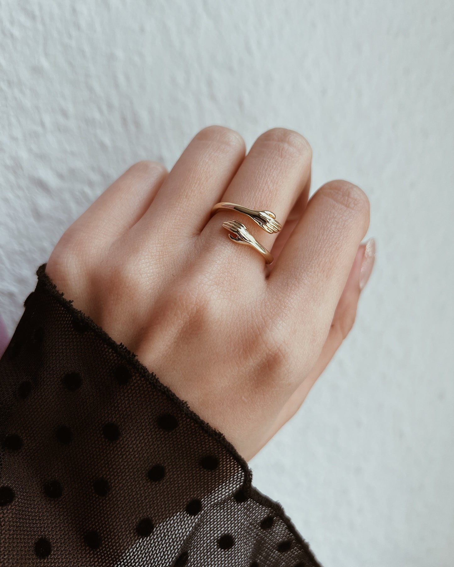 Open Hands Hug Ring Waterproof