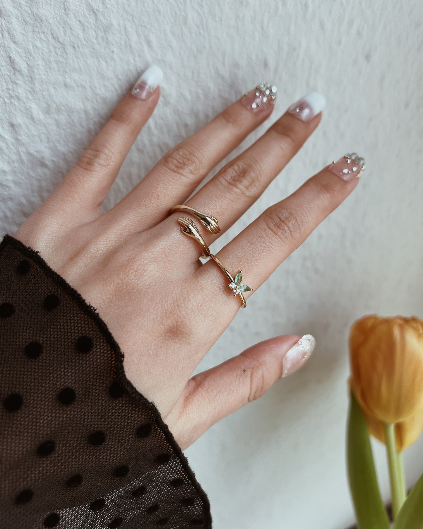 Open Hands Hug Ring Waterproof