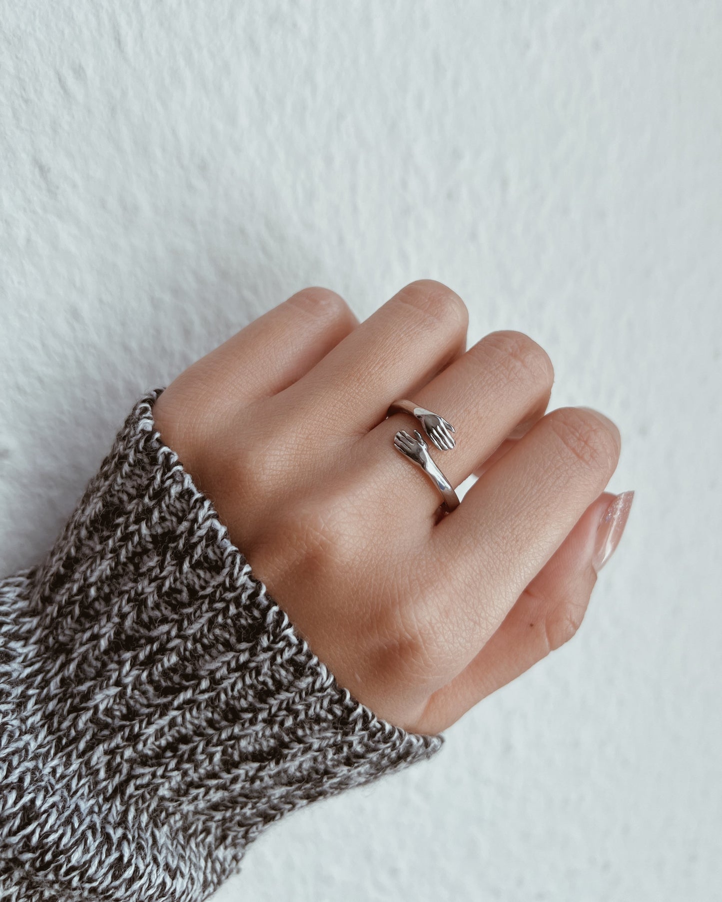Open Hands Hug Ring Waterproof