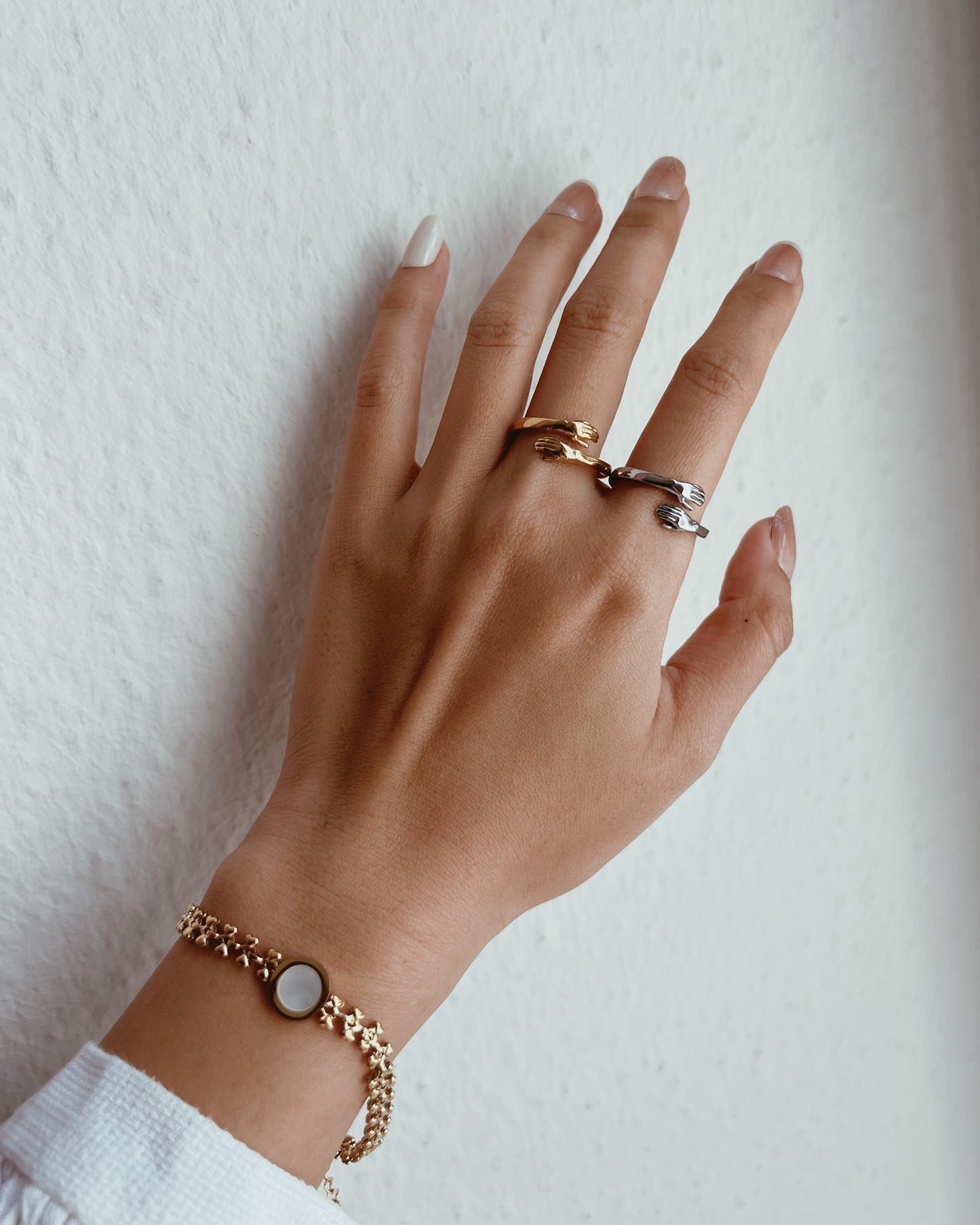 Open Hands Hug Ring Waterproof