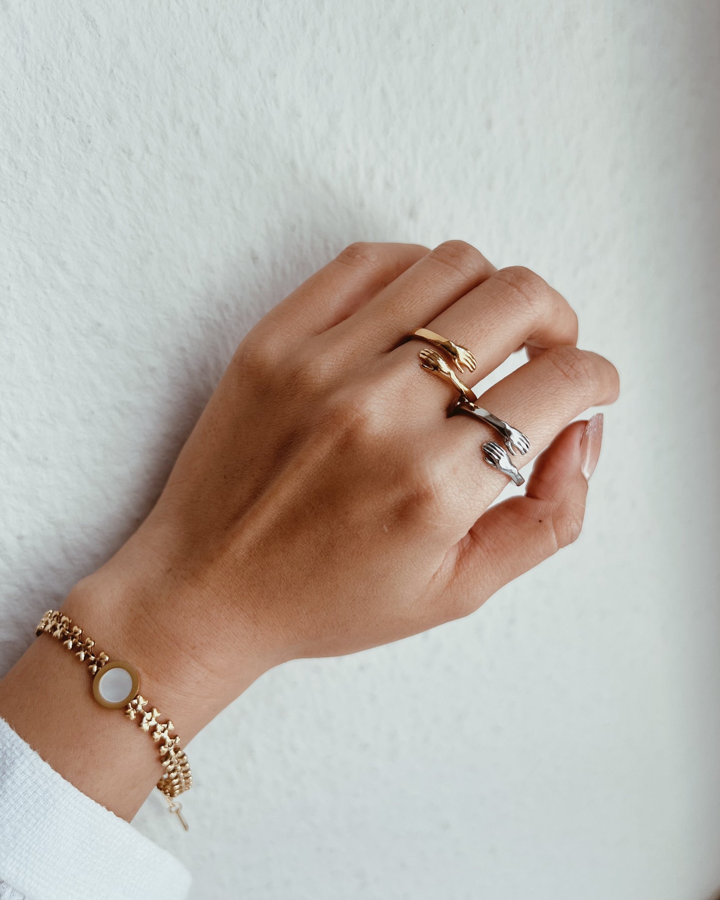 Open Hands Hug Ring Waterproof