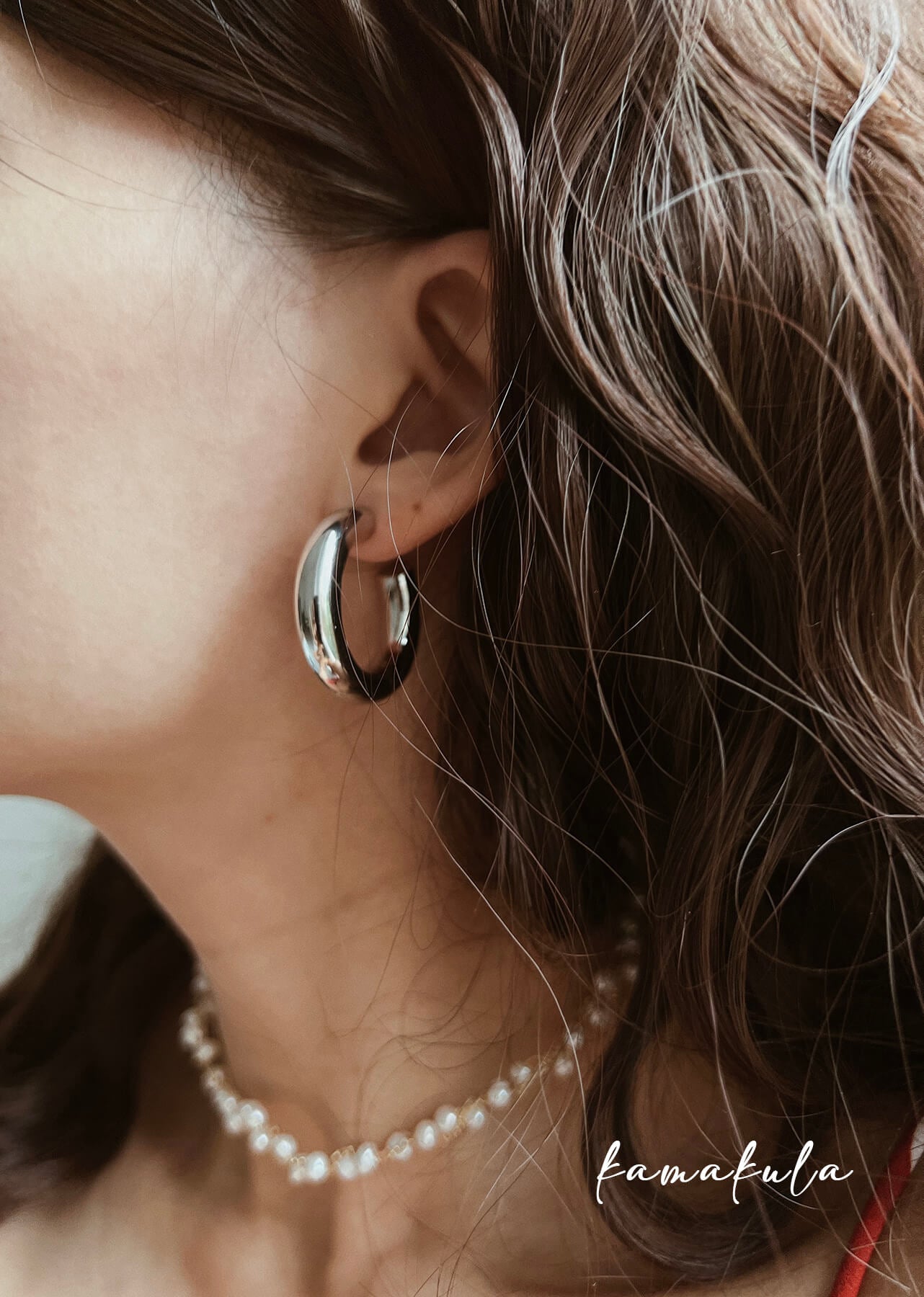 Rose Chunky Hoops
