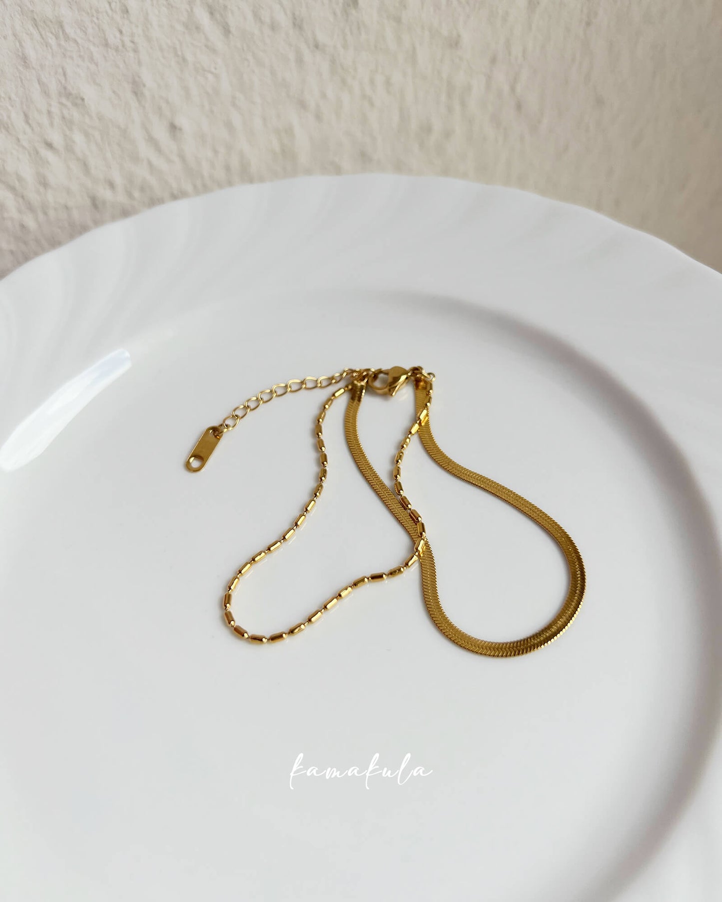 Two-row Snake Chain Bracelet