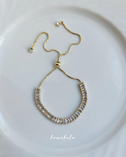 Zirconia Slider Bracelet