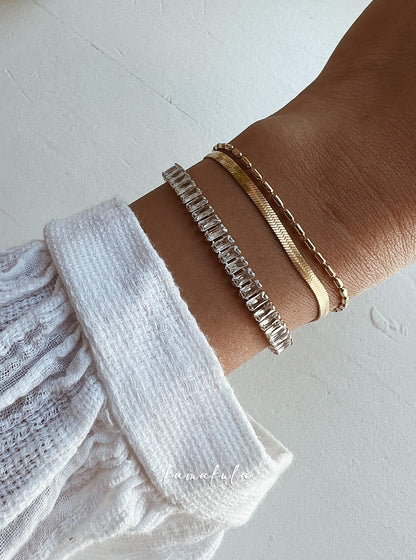 Zirconia Slider Bracelet