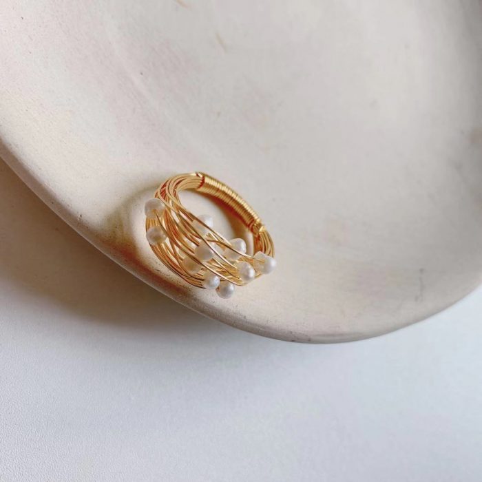 Aurora Pearl Wrap Ring - Image 6