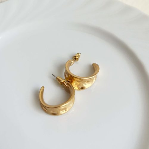 Chloe Chunky Half hoop (Gold)