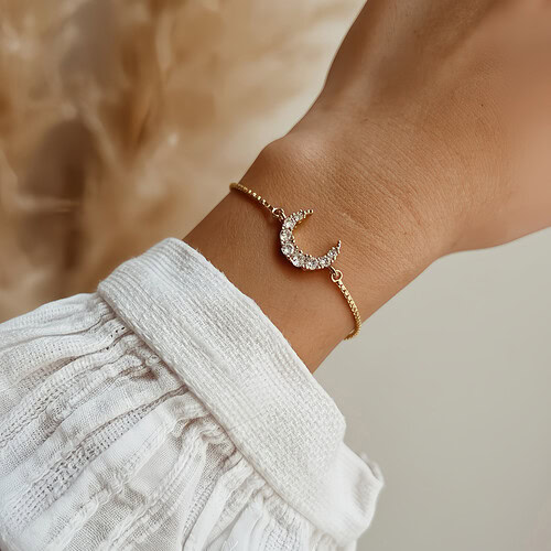 Crescent Slider Bracelet